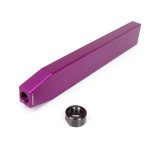 NRG B.A.J Tall Shift Knob Purple M10X1.5 thumbnail 1