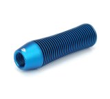 NRG Shift Knob Heat Sink Curvy Short Blue thumbnail 1