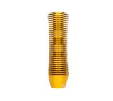 NRG Shift Knob Heat Sink Curvy Short Gold thumbnail 4
