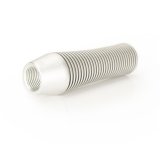 NRG Shift Knob Heat Sink Curvy Short Silver thumbnail 1