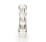NRG Shift Knob Heat Sink Curvy Short Silver thumbnail 3