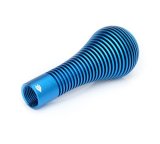 NRG Shift Knob Heat Sink Bubble Head Short Blue thumbnail 1