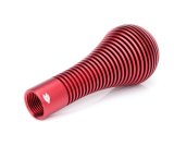 NRG Shift Knob Heat Sink Bubble Head Short Red thumbnail 1