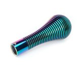 NRG Shift Knob Heat Sink Bubble Head Short Neo Chrome thumbnail 1
