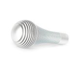 NRG Shift Knob Heat Sink Bubble Head Short Silver thumbnail 2