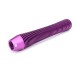 NRG Shift Knob Heat Sink Curved Long Purple thumbnail 2