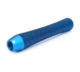 NRG Shift Knob Heat Sink Curved Long Blue thumbnail 2