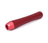 NRG Shift Knob Heat Sink Curved Long Red thumbnail 1