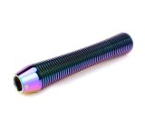 NRG Shift Knob Heat Sink Curved Long Neo Chrome thumbnail 1