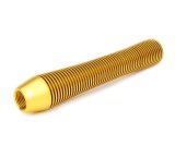 NRG Shift Knob Heat Sink Curved Long Gold thumbnail 1