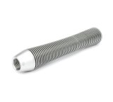 NRG Shift Knob Heat Sink Curved Long Silver thumbnail 2