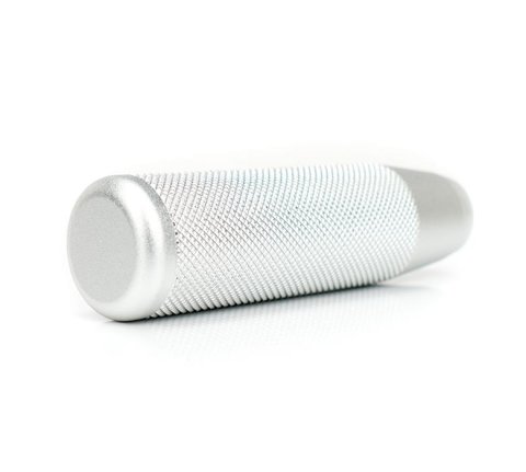 NRG Shift Knob Knurl Hidden Gem Short Silver thumbnail 3