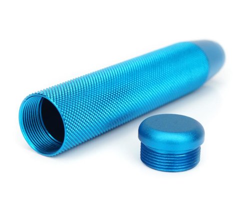 NRG Shift Knob Knurl Hidden Gem Long Blue thumbnail 1
