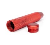 NRG Shift Knob Knurl Hidden Gem Long Red thumbnail 1