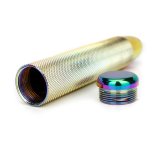 NRG Shift Knob Knurl Hidden Gem Long Neo Chrome thumbnail 1