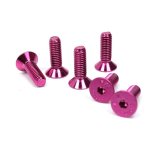 NRG Steering Wheel Screw Kit Upgrade Pink Conical thumbnail 2