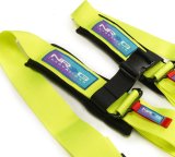 NRG SFI 16.1 5Pt 3 Inch Seat Belt Harness with Pads / Cam Lock - Neon Green thumbnail 2