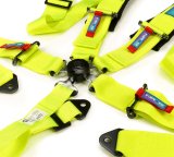 NRG SFI 16.1 5Pt 3 Inch Seat Belt Harness with Pads / Cam Lock - Neon Green thumbnail 8