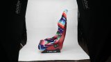 NRG FRP Bucket Seat PRISMA Serepi Edition W/ Red Pearlized Back Mexi-Cali Blanket Print - Large thumbnail 6