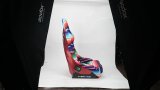 NRG FRP Bucket Seat PRISMA Serepi Edition W/ Red Pearlized Back Mexi-Cali Blanket Print - Large thumbnail 7