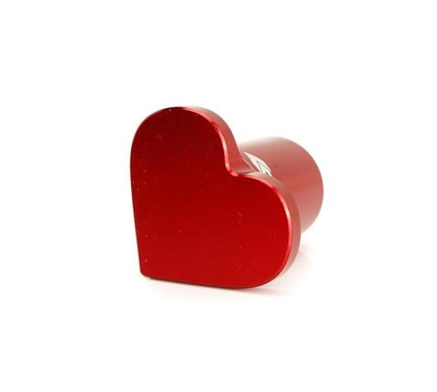 NRG Heart Shape Drift Button Honda - Red thumbnail 3