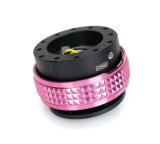 NRG Quick Release Kit - Pyramid Edition - Black Body / Pink Pyramid Ring thumbnail 3