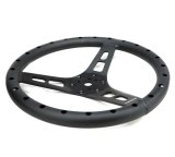 NRG Reinforced Steering Wheel 350mm Sport Full Aluminum Light Weight Welded Steering Wheel thumbnail 3