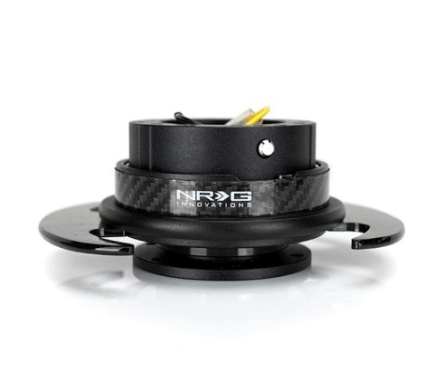 NRG Quick Release Kit Gen 3.0 - Black Body / Carbon Fiber Ring w/ Carbon Fiber Handles thumbnail 3