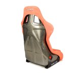 NRG FRP Bucket Seat ULTRA Edition W/ Grey Pearlized Back / Peach Microfiber Material - Large thumbnail 4