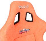 NRG FRP Bucket Seat ULTRA Edition W/ Grey Pearlized Back / Peach Microfiber Material - Large thumbnail 7