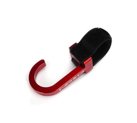 NRG Steering Wheel Hook CNC Aluminum w/ Laser Logo - Red thumbnail 2