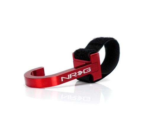 NRG Steering Wheel Hook CNC Aluminum w/ Laser Logo - Red thumbnail 6