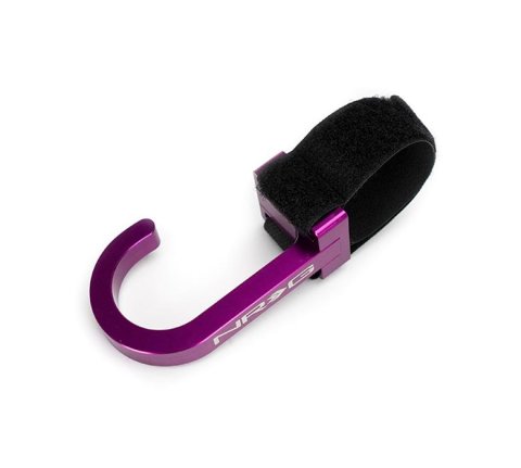 NRG Steering Wheel Hook CNC Aluminum w/ Laser Logo - Purple