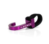 NRG Steering Wheel Hook CNC Aluminum w/ Laser Logo - Purple thumbnail 2
