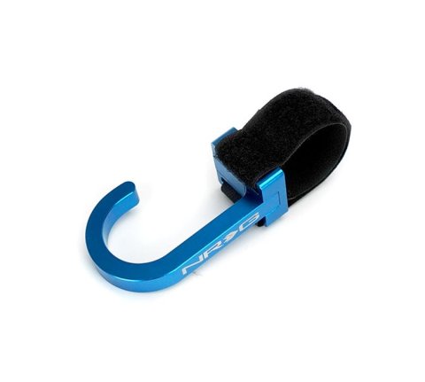 NRG Steering Wheel Hook CNC Aluminum w/ Laser Logo - Blue thumbnail 1
