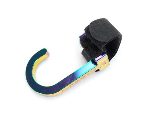 NRG Steering Wheel Hook CNC Aluminum w/ Laser Logo - Neon Green
