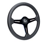 NRG Light Weight Gaming Steering Wheel - 350mm 3 NeoChrome Silver Spokes Perforated Leather thumbnail 8