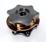 NRG Quick Release SFI SPEC 42.1 - Gun Metal Body / Black Shinny Ring thumbnail 3