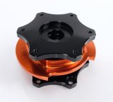 NRG Quick Release - Black Shinny Body / Orange Shinny Ring SFI SPEC 42.1 thumbnail 2
