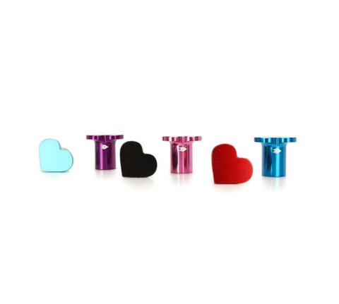 NRG Drift Button Heart Shape Honda - Purple thumbnail 3