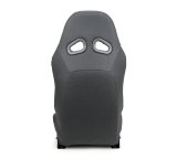 NRG Defender Water Resistant Steel Frame Suspension Seats Black w/ Black Trim & Yellow Embroidery thumbnail 5