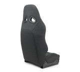 NRG Defender Water Resistant Steel Frame Suspension Seats Black w/ Black Trim & Yellow Embroidery thumbnail 6