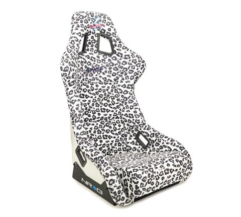 NRG FRP Bucket Seat White Vinyl Material (Large) thumbnail 6