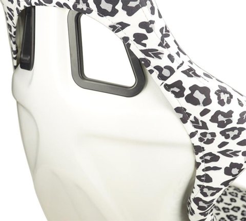 NRG FRP Bucket Seat White Vinyl Material (Large) thumbnail 7