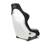 NRG FRP Bucket Seat Vegan Suede w/ Black & White Yaba Print - Large thumbnail 6