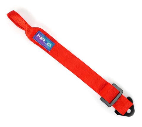 NRG Universal Tow Strap 24in Adjustable - Red thumbnail 2