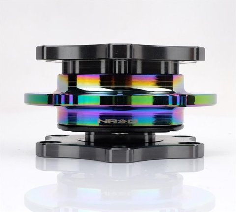 NRG Quick Release Gen 2.0 - Gun Metal Body / Black Shinny Ring SFI Spec 42.1 thumbnail 2