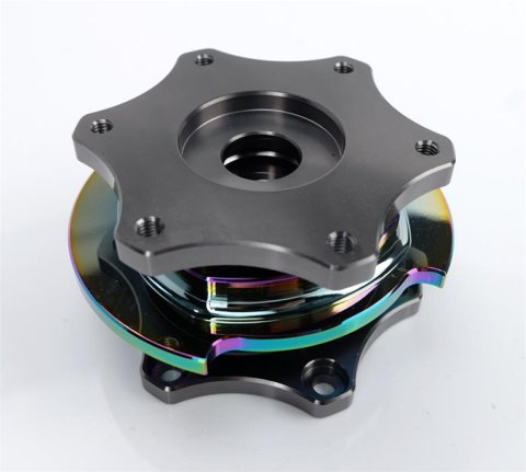 NRG Quick Release Gen 2.0 - Gun Metal Body / Black Shinny Ring SFI Spec 42.1 thumbnail 3