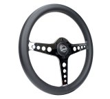 NRG Light Weight Gaming Steering Wheel - Driftz 350mm 3 Chrome Spokes Perforated Leather thumbnail 7