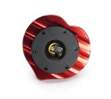 NRG Heart Quick Release Kit Gen 143 - Black Body / Red Heart Ring thumbnail 1